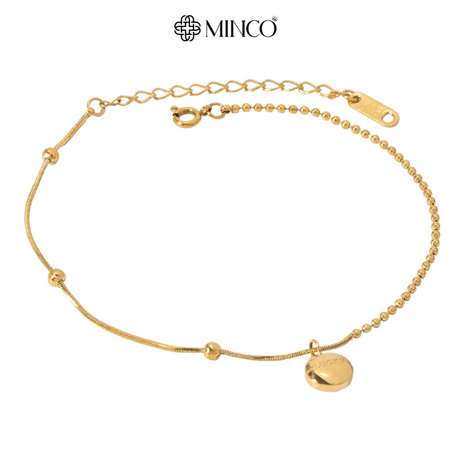 Lắc chân nữ Minco Accessories lucky phụ kiện thời trang đẹp phong cách Hàn Quốc VT22