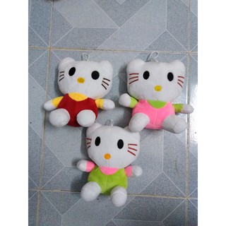 GẤU BÔNG MÈO HELLO KITTY LOẠI NHỎ TREO MÓC KHÓA 15CM