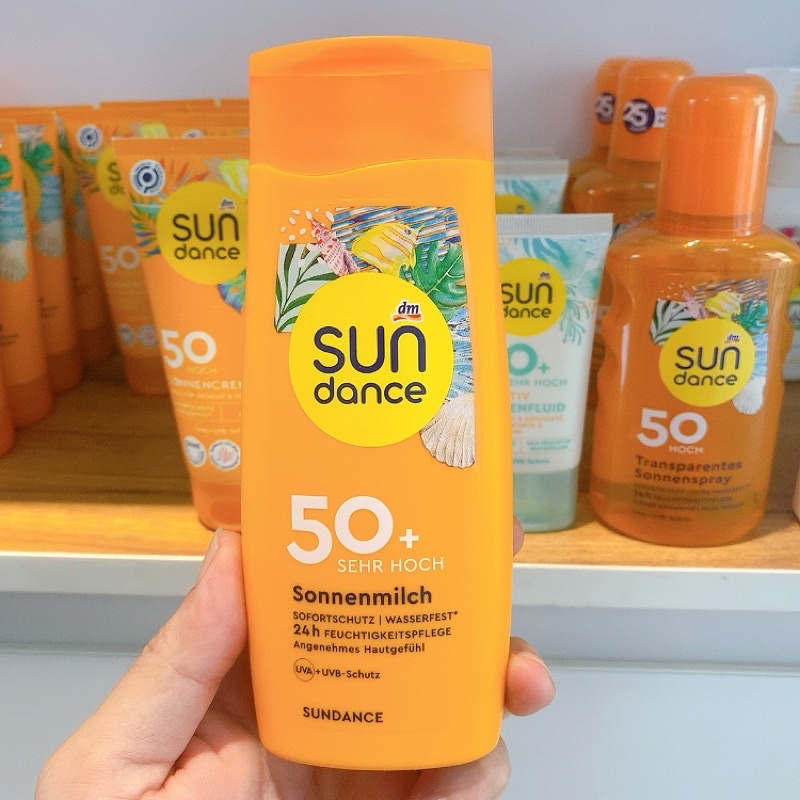 Kem chống nắng Sundance spf 50+ và spf 50- nội địa Đức