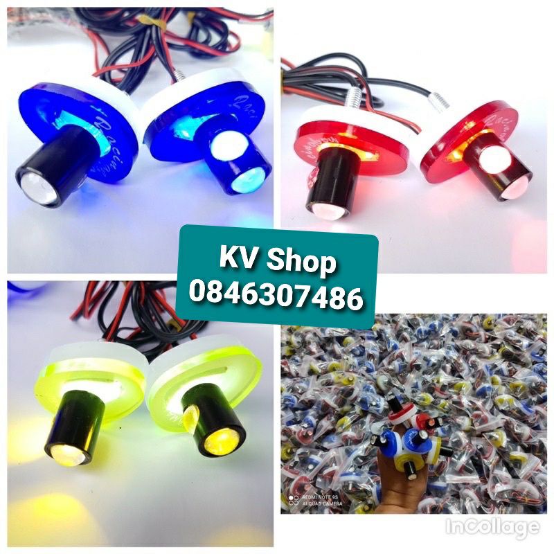 Đè led xi nhan multi 2 chiều tặng kèm cục chớp xi nhan điện tử