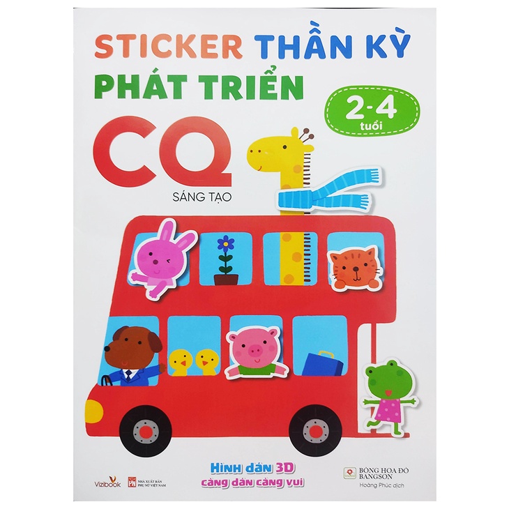 Sách - Sticker thần kỳ phát triển IQ - EQ - CQ