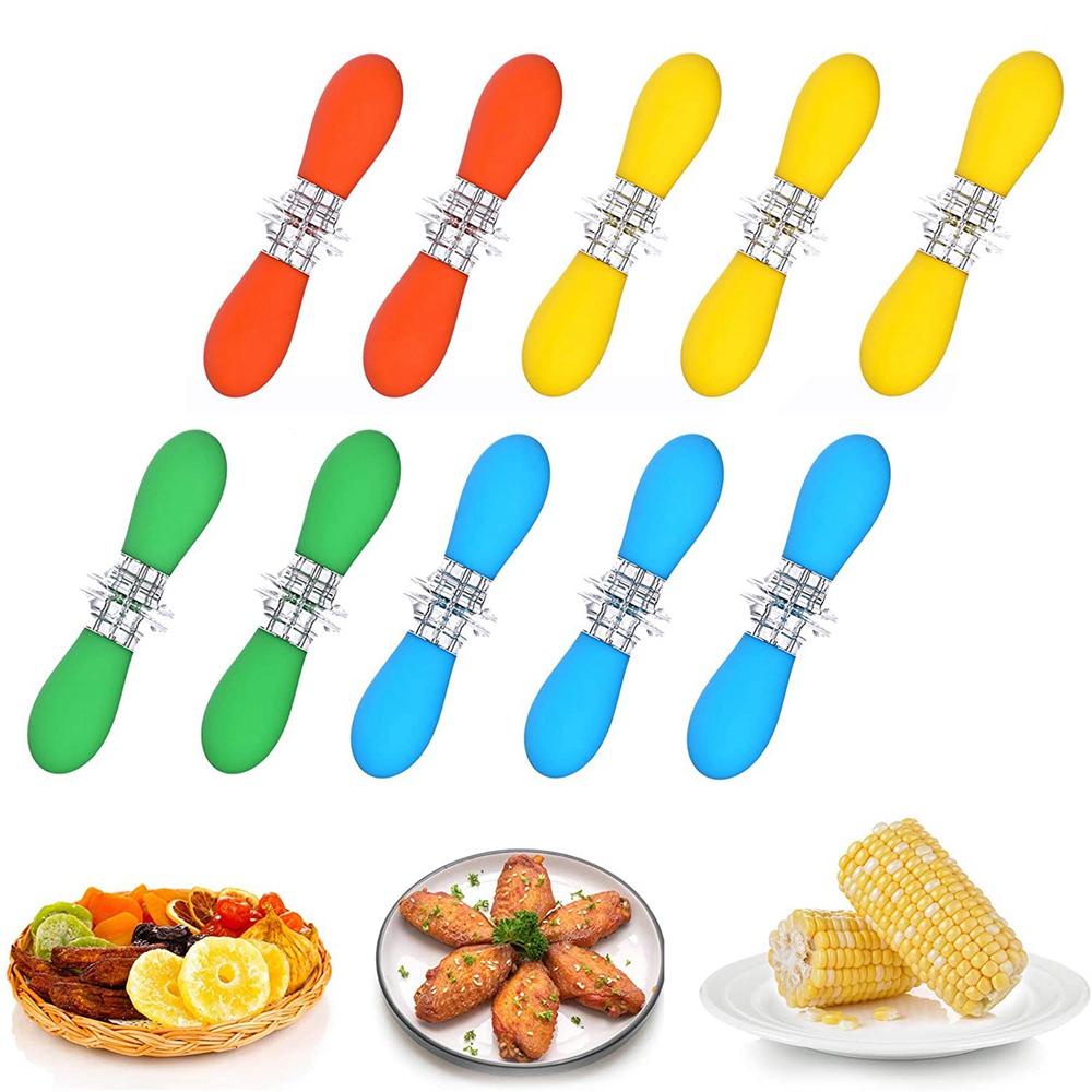 Giá Đỡ Bắp Bằng Thép Không Gỉ Sử Dụng Cho Tiệc BBQ