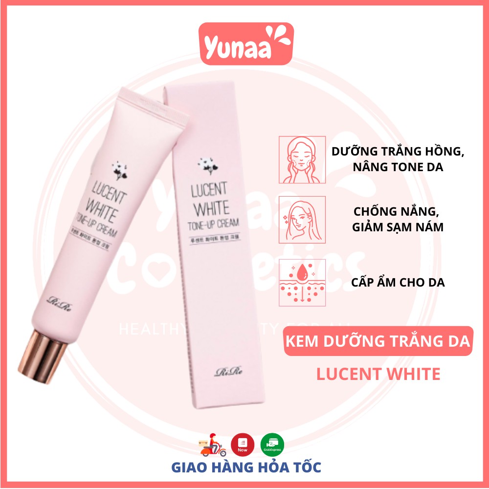 Kem dưỡng trắng da RIRE Lucent White Tone Up Cream