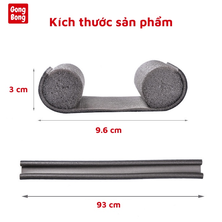 Thanh nẹp xốp chắn khe cửa chống ồn chống bụi côn trùng cách nhiệt tiện ích gia đình an toàn cho bé