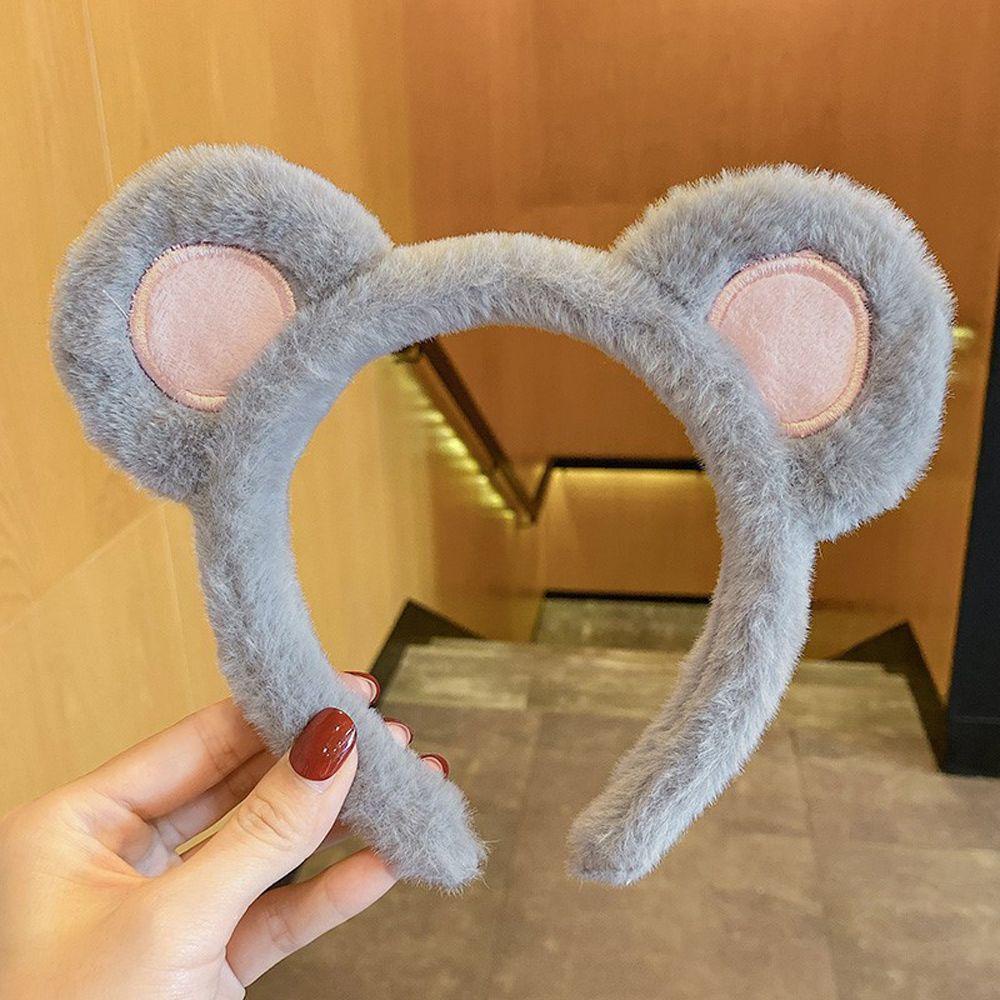 Băng Đô Tai Gấu Mềm Mại Chống Trượt Tiện Dụng Rửa Mặt Cho Nữ