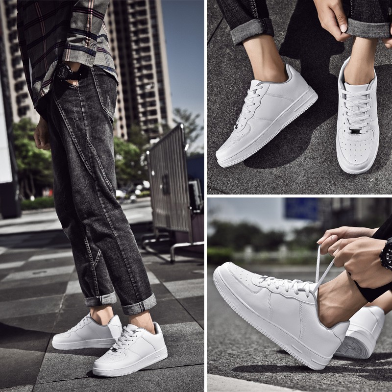 Giày Thể Thao Màu Trắng Plus Size 47 48 45 Thời Trang Cho Nam Giày Sneaker Thiết Kế Xinh Xắn Thời Trang Cho Bé