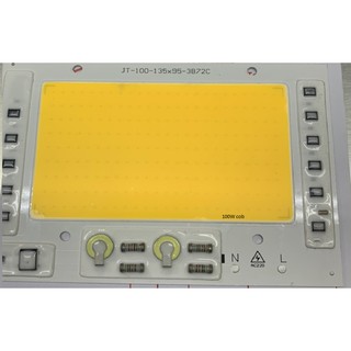 Chip led 100W  điện áp 220V 3250k 120x120mm.