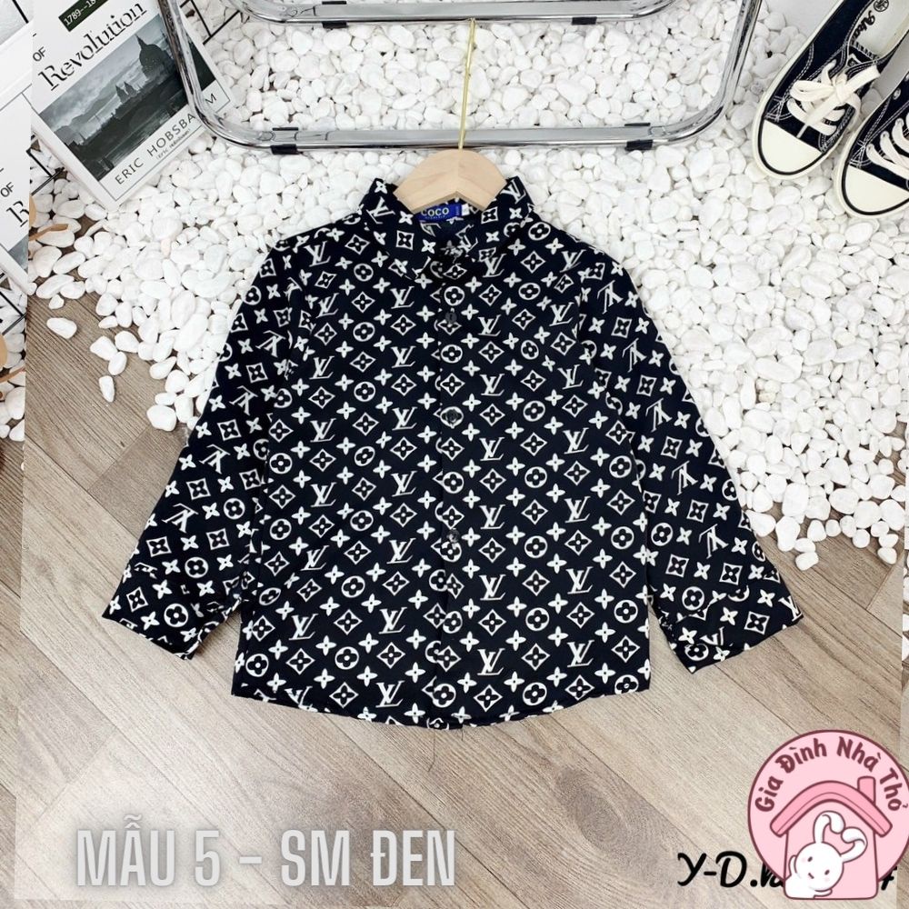 Thông tin về Áo sơmi bé trai chất thoáng mát đi học đi chơi đều đẹp size từ 20-38kg