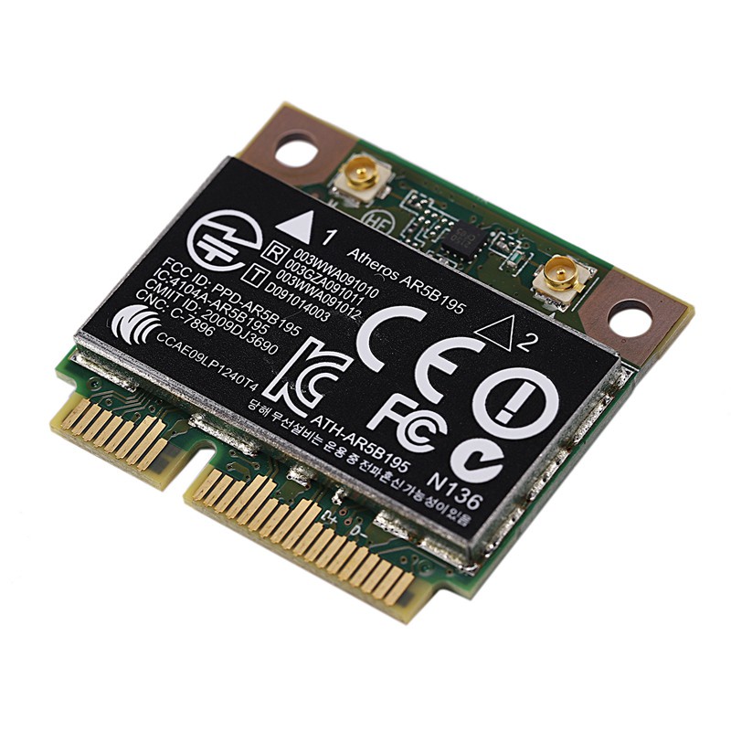 Thẻ Không Dây Mini Pci-E Ar9285 Ar5B195 150m + Bt3.0 Sps: 593127-001 592775-001 Cho 430 431 43536 4530s | BigBuy360 - bigbuy360.vn