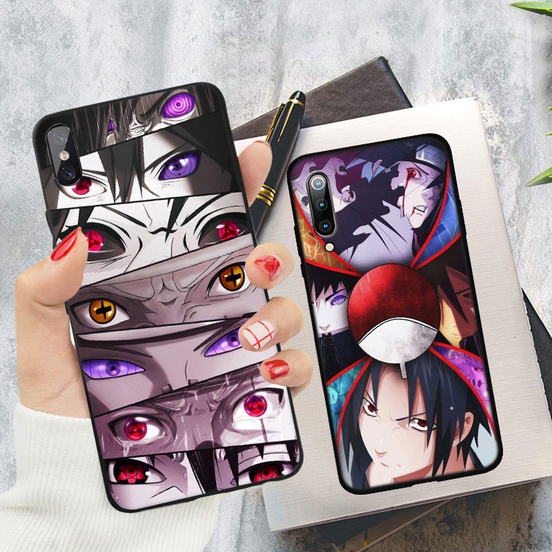 Ốp Điện Thoại Silicon Dẻo Họa Tiết Hoạt Hình naruto uchiha Cho xiaomi mi 8 9 11 lite se cc9e max 3 10t pro E32