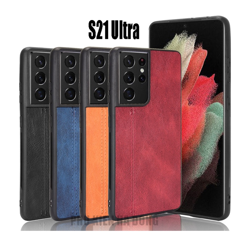 Ốp lưng giả da S21 Ultra (Hàng cao cấp)