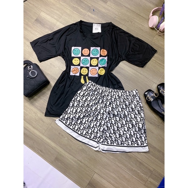 [Bigsize 75-90] Bộ đùi mặc cười thun co giãn