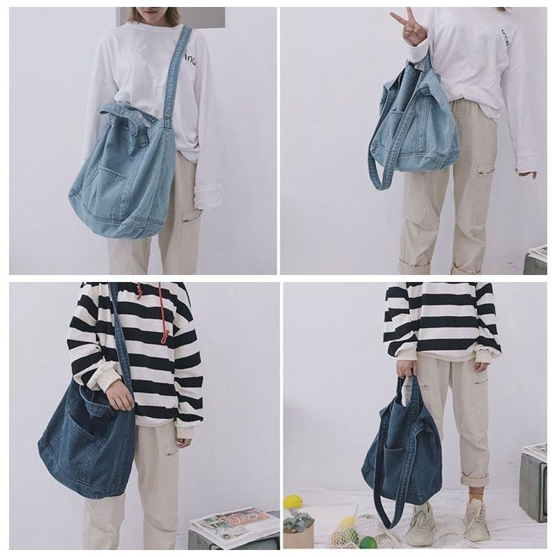 Túi xách Denim nữ cỡ lớn