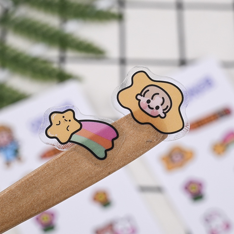 Sticker cute trang trí dán laptop tập vở bình nước Nhãn dán dễ thương CICIBOX