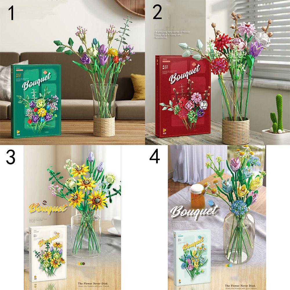 Đồ Chơi Khối Lắp Ráp Hình Hoa Hồng Đỏ Vĩnh Cửu Mới