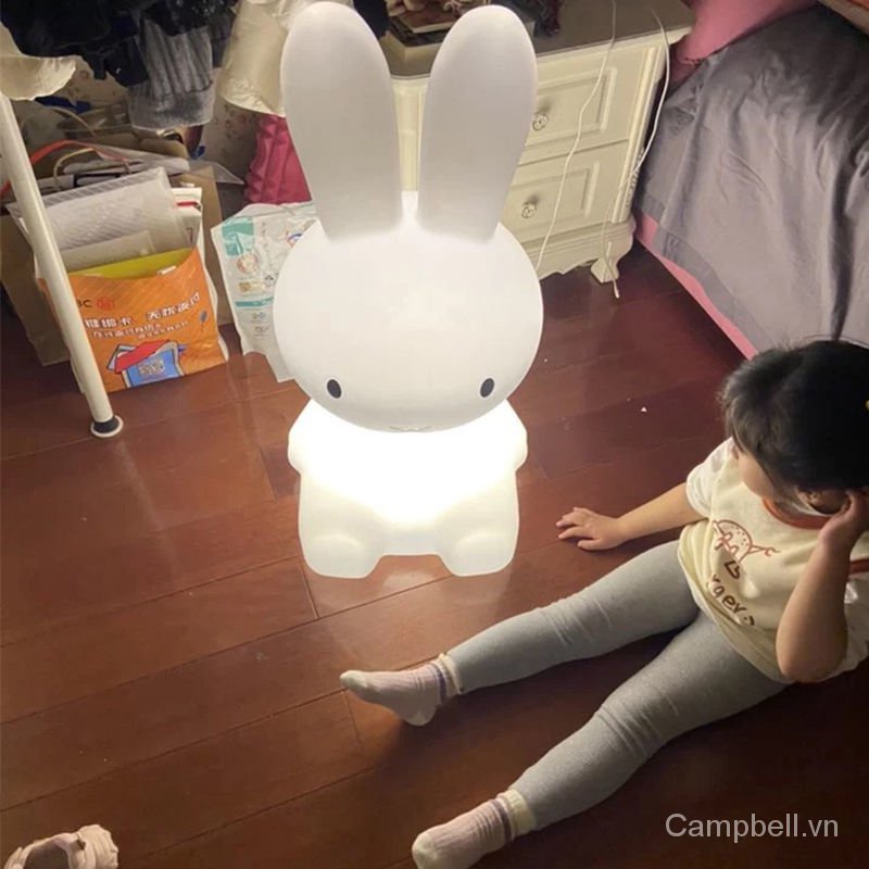 Đèn Ngủ Hình Thỏ Miffy Pk6C Sáng Tạo Dễ Thương Cho Bé