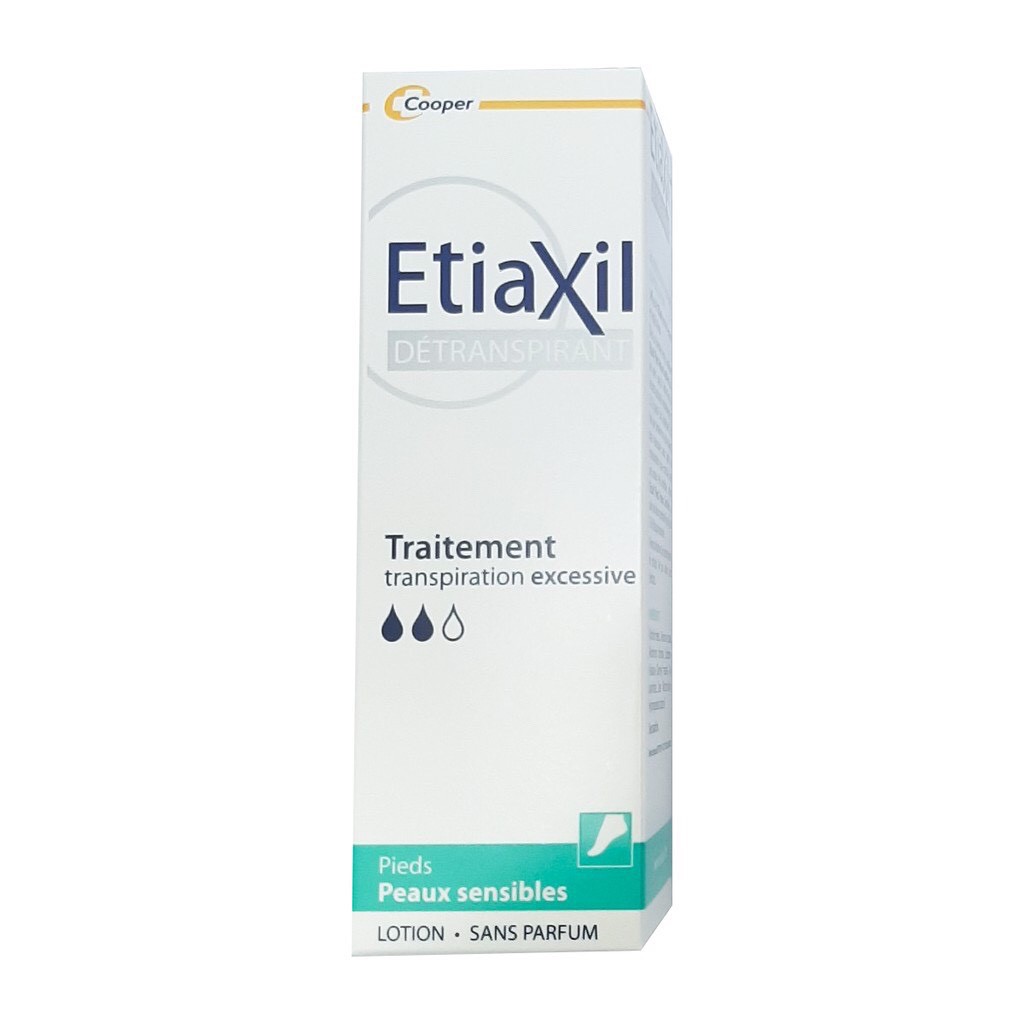 Xịt Khử Mùi Mồ Hôi Chân EtiaXil Detranspirant Traitement Lotion Peaux Sensibles Cho Da Hỗn Hợp, Nhạy Cảm 100ml