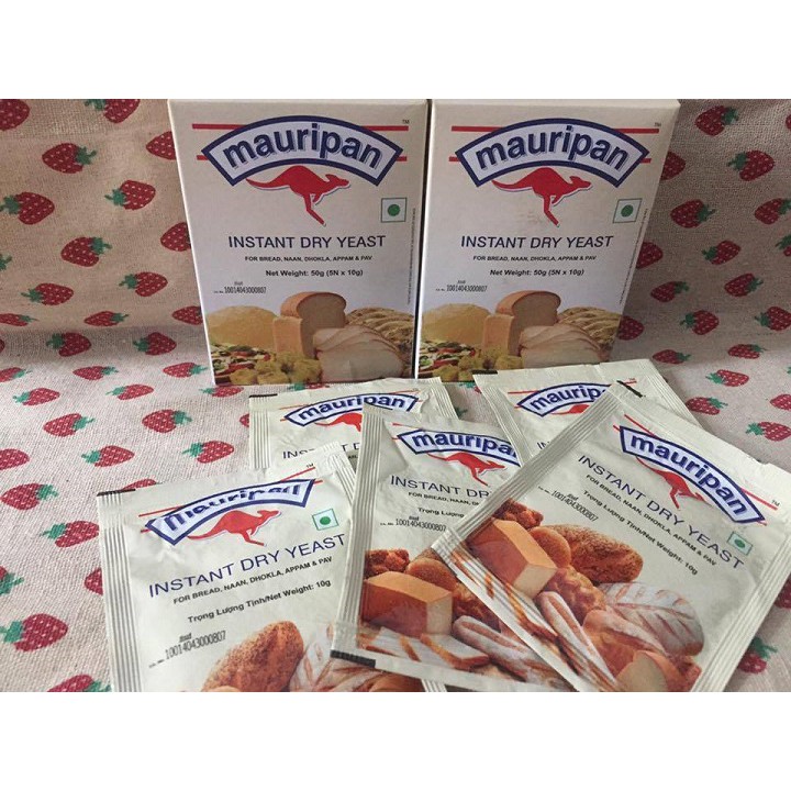 [1 gói] MEN (BỘT NỞ) INSTANT MAURI, làm nở bánh mì, bánh bò, pizza (10g/gói) | BigBuy360 - bigbuy360.vn