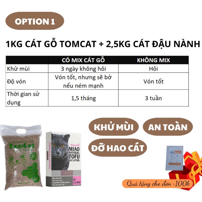 Cát vệ sinh cho mèo Cát lót chuồng hamster lót khay Cát Gỗ TOMCAT