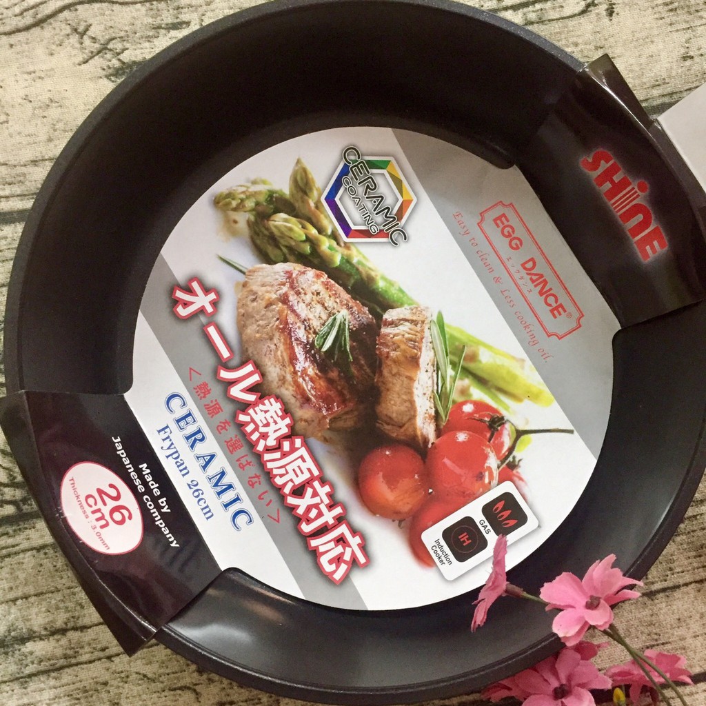Chảo chống dính bếp từ Egg Dance công ty Shine Nhật bản.