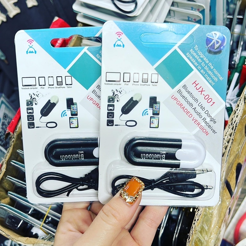 🔥USB BLUETOOTH DONGLE HJX-001 KẾT NỐI LOA THƯỜNG THÀNH LOA KHÔNG DÂY🔥