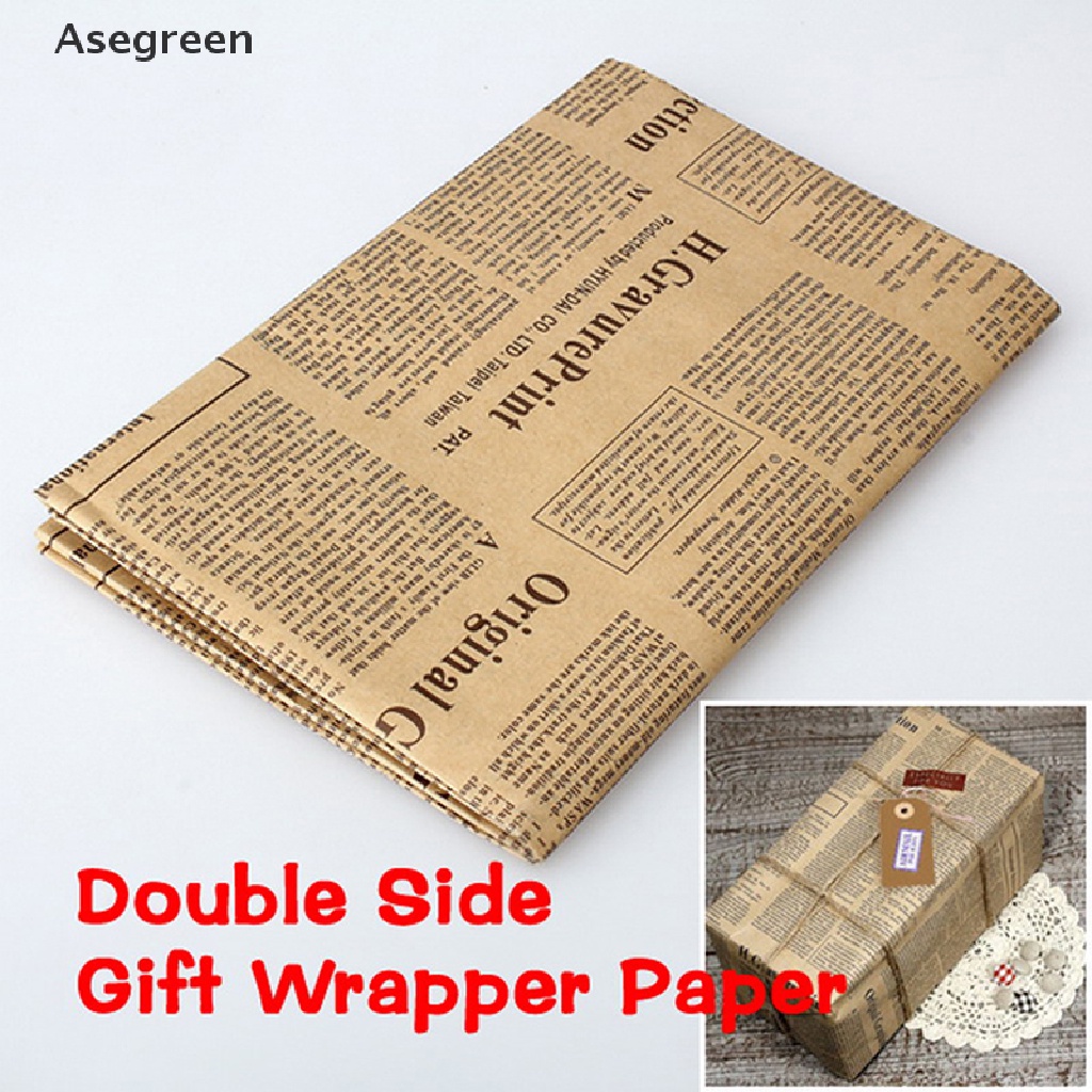 Giấy gói quà phong cách vintage ấn tượng chất lượng cao