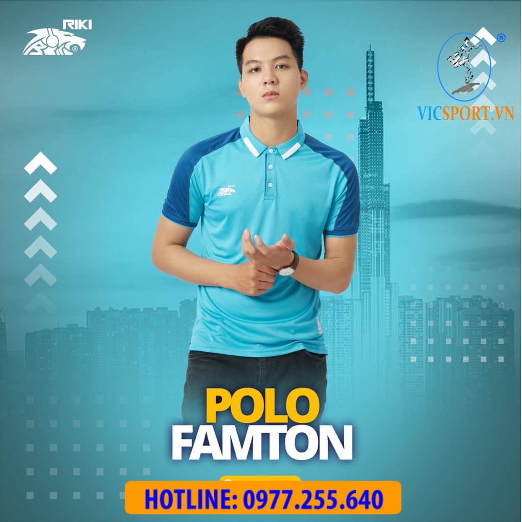 Áo Polo thể thao nam POLO FAMTON, áo thể thao nam ngắn tay  mẫu mới 2021 - Vicsportvn