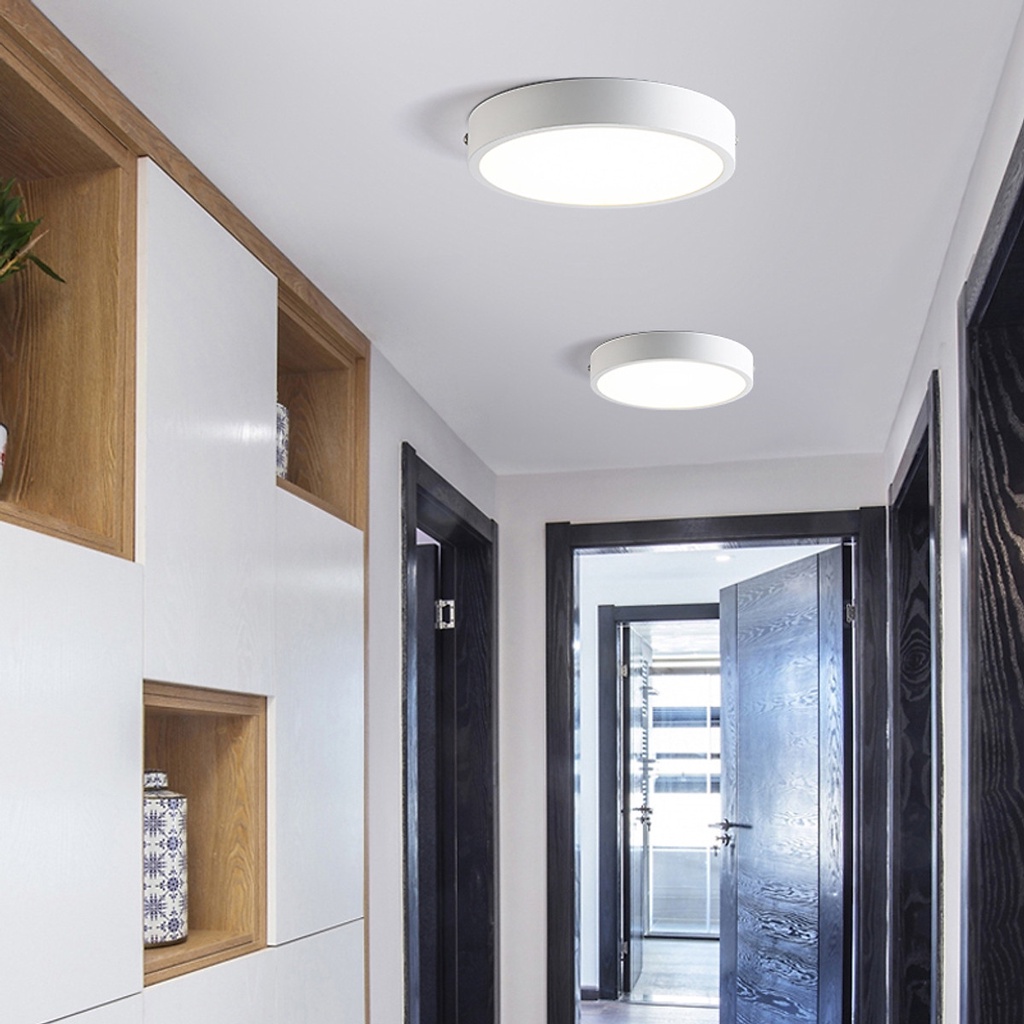 Đèn LED ốp trần tròn 12w cho ánh sáng trắng, góc sáng rộng, tiết kiệm điện, siêu bền