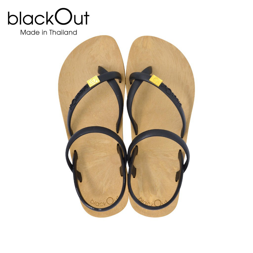 Giày Sandal Thái Lan Nữ Xỏ Ngón Blackout