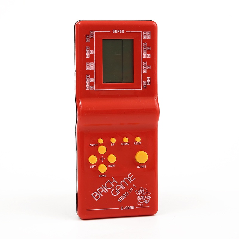 Máy chơi game xếp hình Tetris cầm tay màn hình LCD cổ điển tùy chọn màu sắc