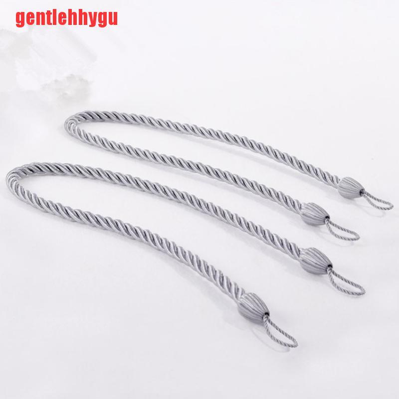 [gentlehhygu]2pcs Curtain Tiebacks Window Drapery Ropes Holdbacks Home Curtain Holder