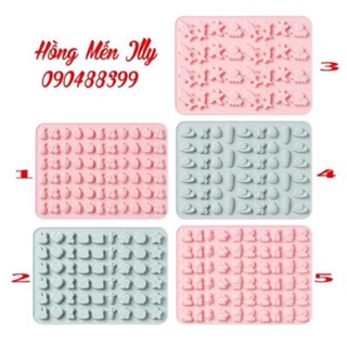 Khuôn Kẹo Chip Chip- Khuôn Kẹo Dẻo làm từ Bột gelatin nhiều Mẫu