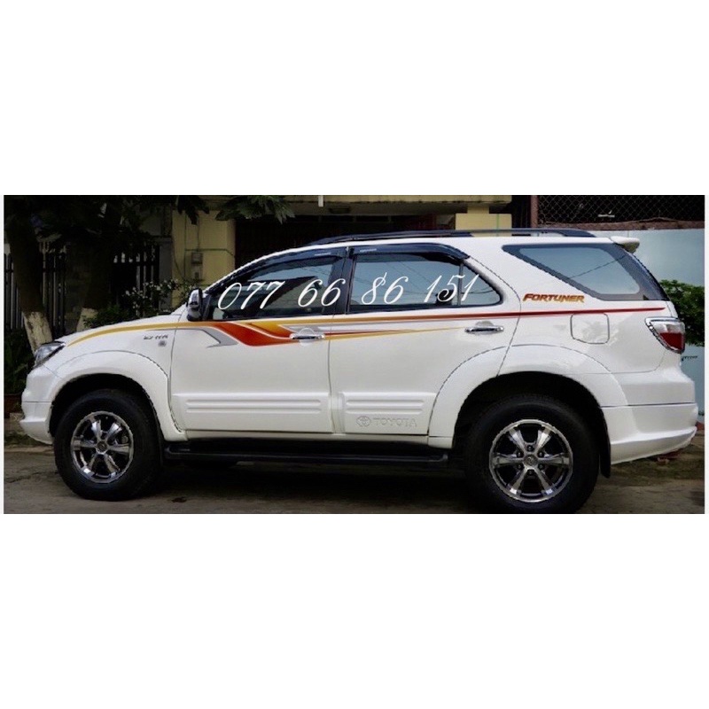 Tem Dán Sườn Xe Fortuner, Innova, Landcruiser. Tem Dán Sườn Xe Land cruiser, innova, fortuner