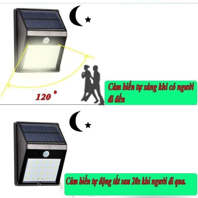 Đèn cảm biến hồng ngoại năng lượng mặt trời #Solar Motion Sensor Light