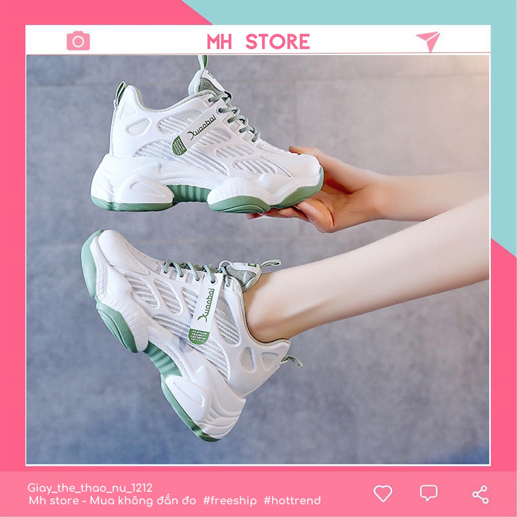 Giày Thể Thao Nữ BUXINO08 Giày BaTa Nữ Ulzzang Retro Chất Xịn Bánh Mì Đế Bằng Mũi Tròn Chuẩn Form Size 36 - 39