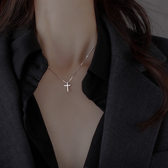 Vòng cổ đeo chéo phong cách cá tính đơn giản thời trang vòng cổ nữ hàn quốc