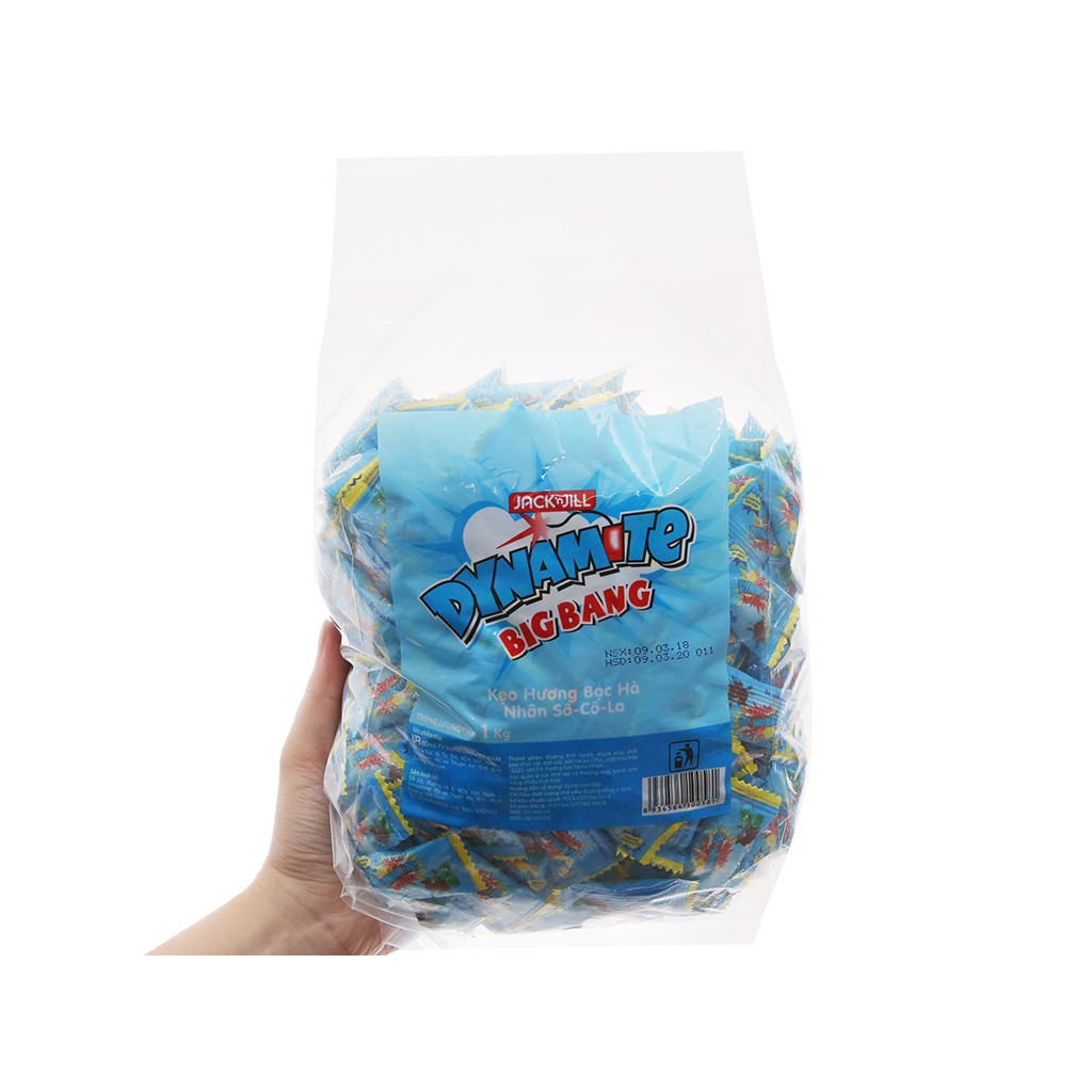 Kẹo ngậm hương bạc hà nhân socola Dynamite Big Bang gói 1kg