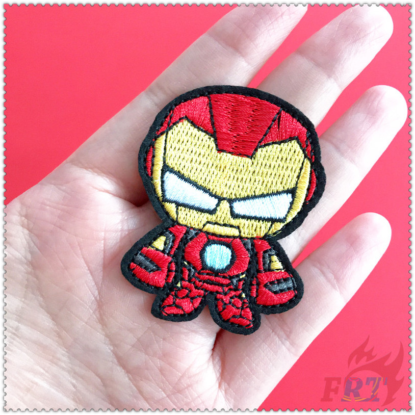 Miếng dán ủi thêu kiểu hoạt hình siêu anh hùng marvel