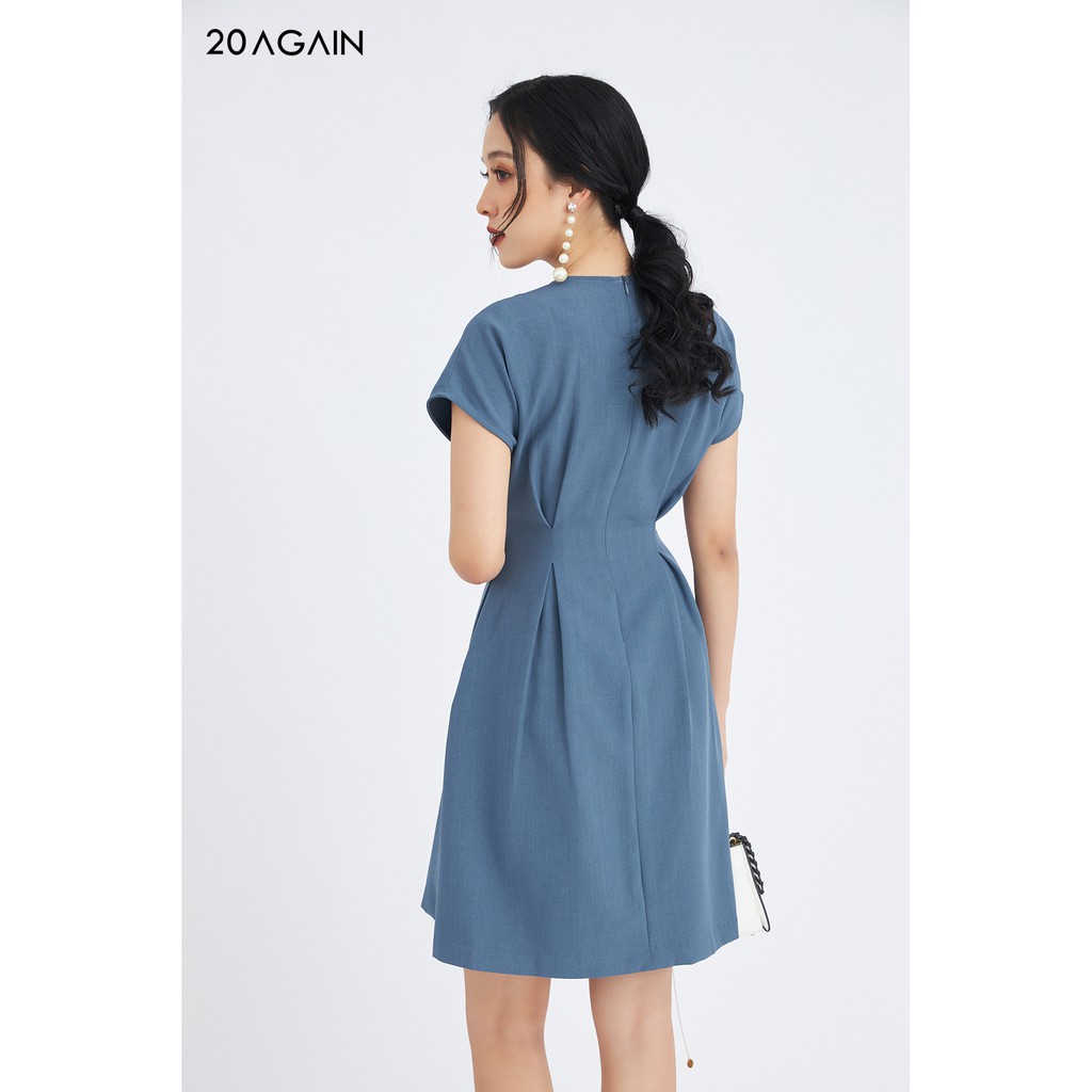 Đầm xòe ngắn tay liền vai vạt chồng - 20 Again - DEA1118 | BigBuy360 - bigbuy360.vn