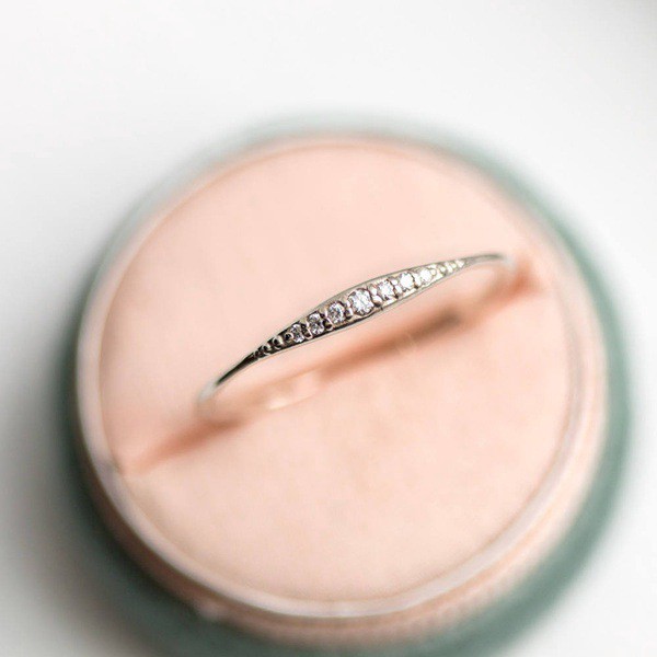 Set   Nhẫn Đeo Tay Kim Loại Đính Đá Thời Trang Cho Nữ