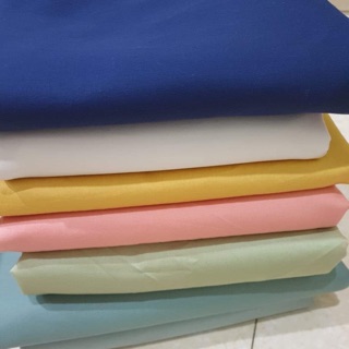 Vải thô lụa Hàn màu trơn khổ 1.6m