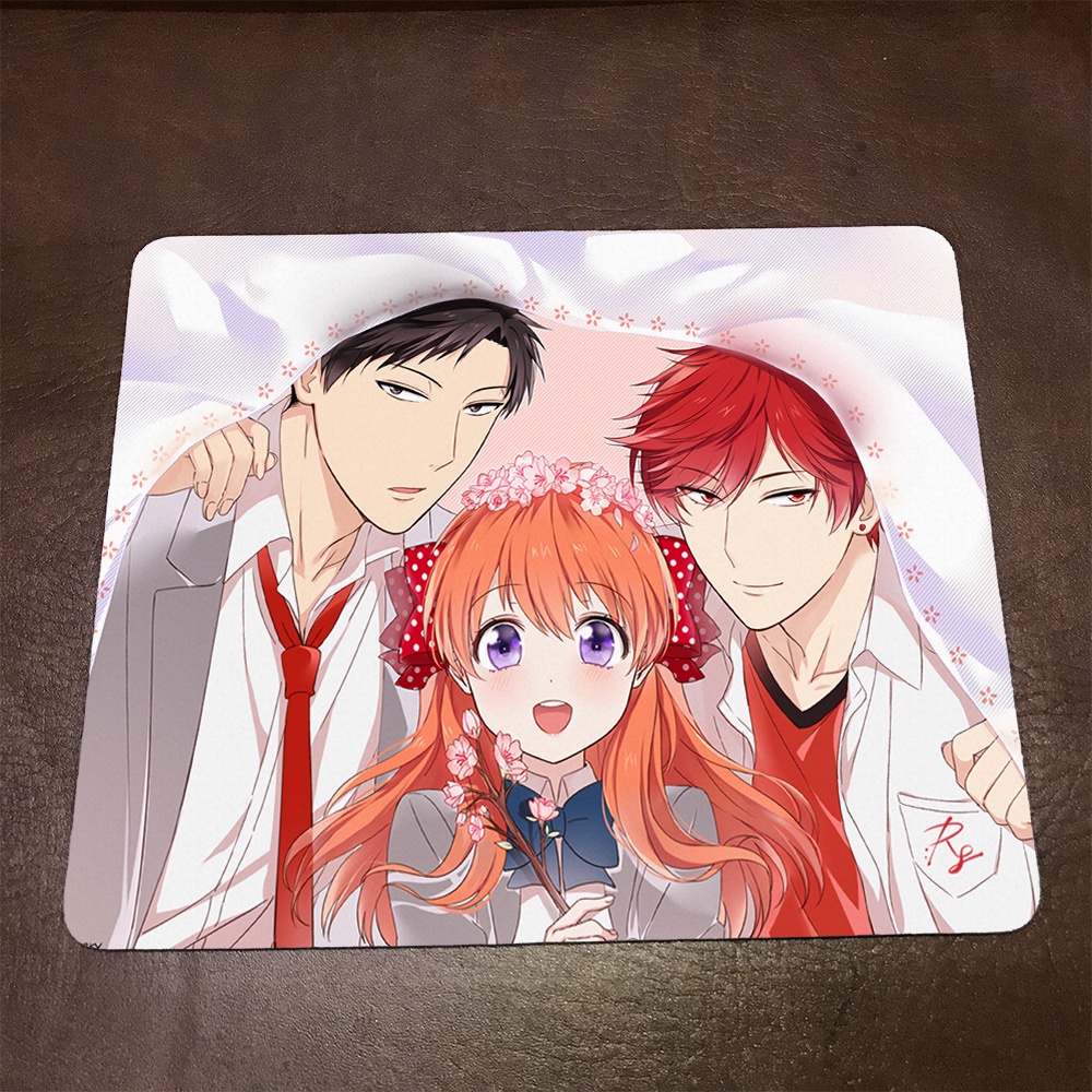 Lót chuột máy tính Anime Monthly Girls Nozaki kun Wallpapers 1 Mousepad cao su êm ái. Nhận in theo yêu cầu