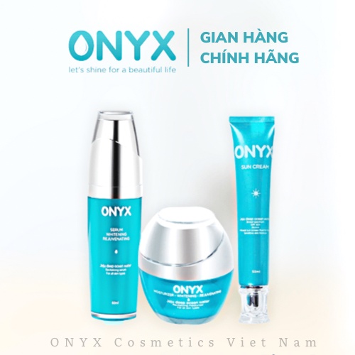 Serum - Kem Dưỡng Ẩm - Kem Chống Nắng SPF50+ PA +++ ONYX Cosmetics Bảo Thy