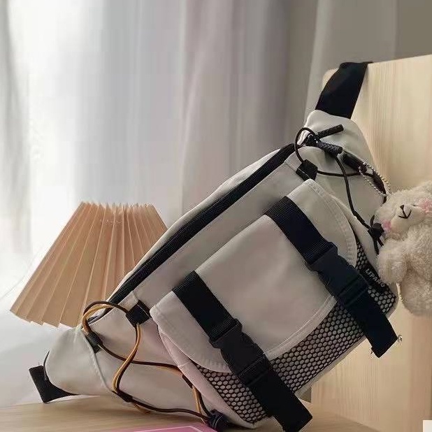 Túi Đeo Chéo Canvas Phong Cách HipHop Siêu Ngầu Thời Trang Unisex | BigBuy360 - bigbuy360.vn