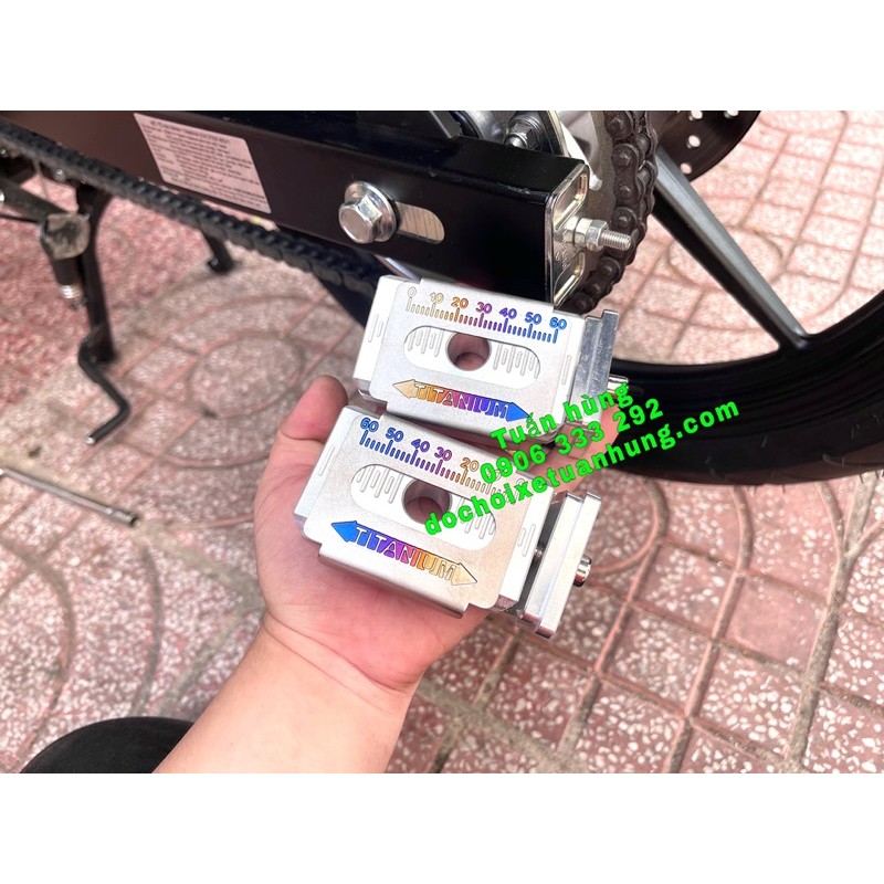 Pat Tăng Sên Âm Exciter 155/ Ex 155  Nhôm CNC Nguyên Khối - đồ chơi xe ex155