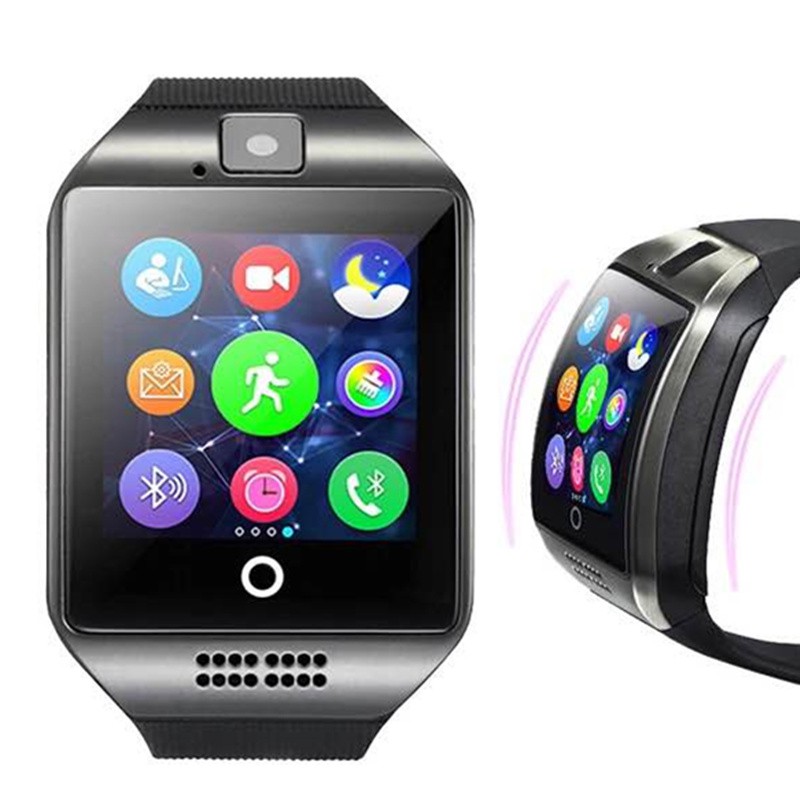 APK Đồng Hồ Thông Minh Q18 Màn Hình Cảm Ứng Có Camera Kết Nối Bluetooth Cho Điện Thoại Android