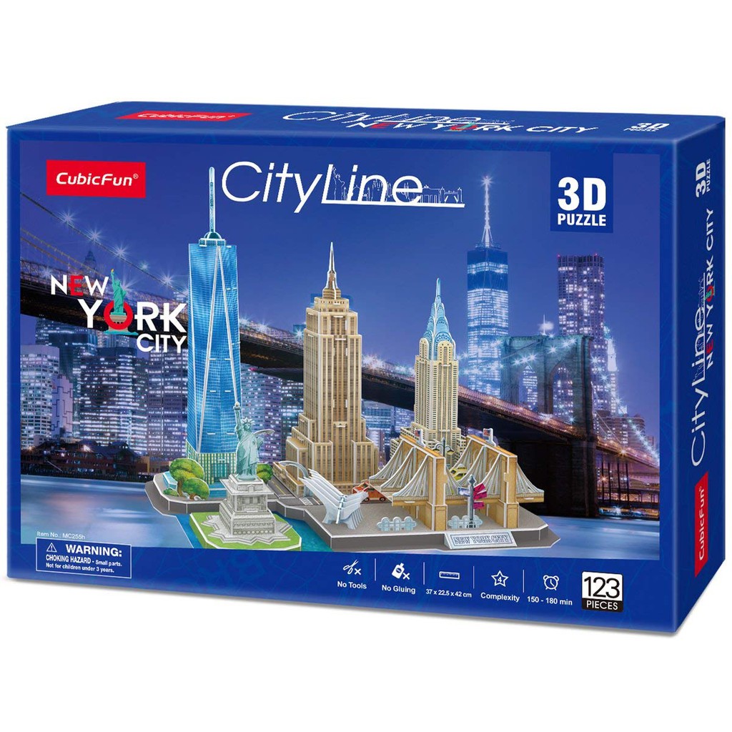 Mô hình giấy 3D CubicFun - City Line New York - MC255h