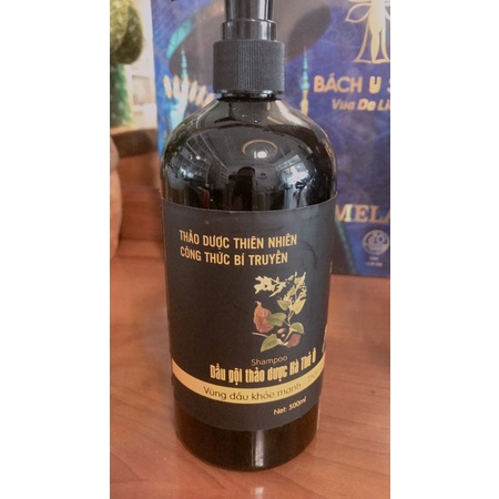Cặp Dầu Gội, Xả Hà Thủ Ô, Sâm Thảo Dược Bí truyền 500ml