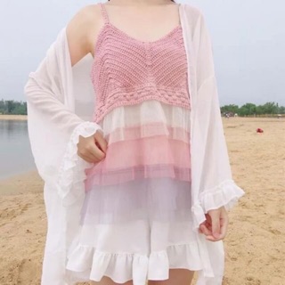 Áo len hồng