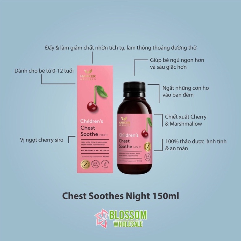 Bộ sản phẩm siro thảo dược Harker Newzealand 150ml cực nhạy và an toàn